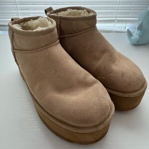 UGG Tan Winter & Rain Boots